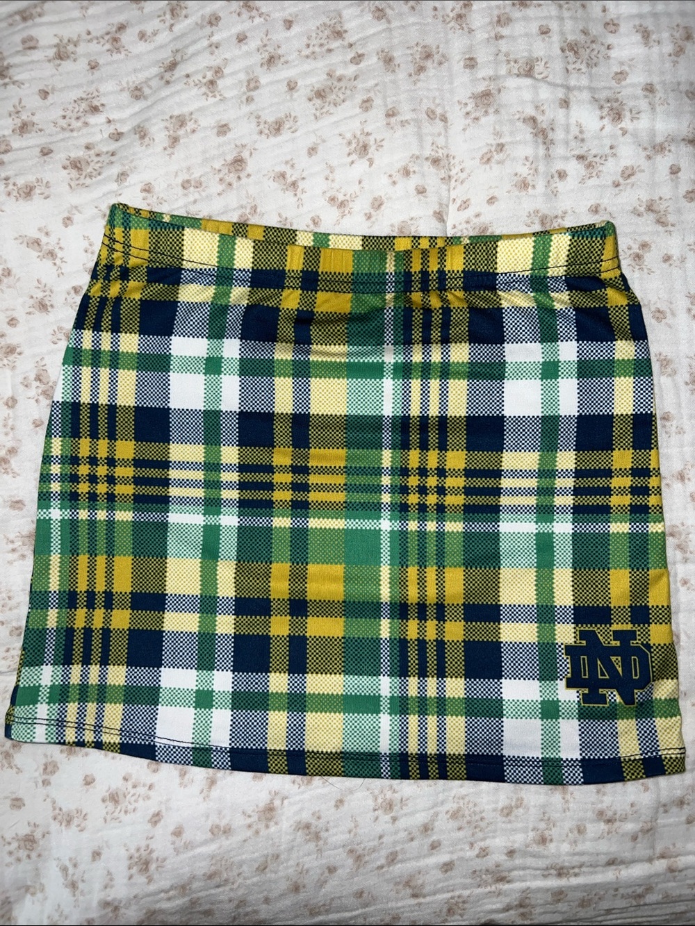 NOTRE DAME - Plaid skirt